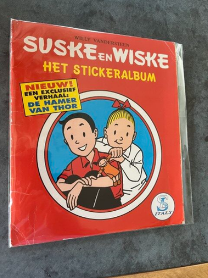 Afbeelding van Suske en wiske - Stickeralbum : de hamer van thor - Tweedehands (STANDAARD, zachte kaft)