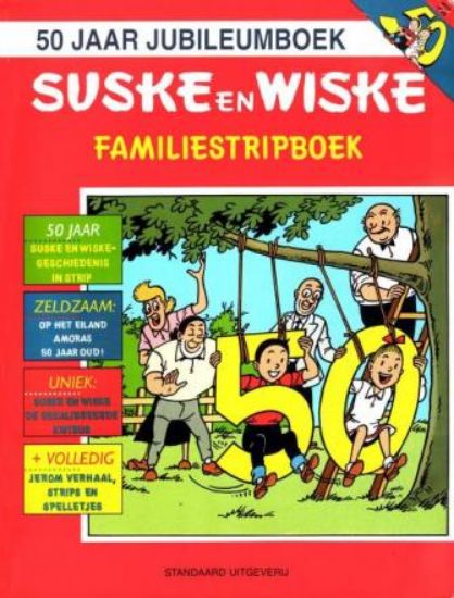 Afbeelding van Suske en wiske familiestripboek - 50 jaar jubileumboek familiestripboek 1995 - Tweedehands (STANDAARD, zachte kaft)