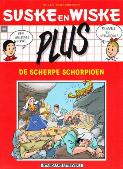 Afbeelding van Suske en wiske plus #35 - Scherpe schorpioen plus (rood) - Tweedehands (STANDAARD, zachte kaft)