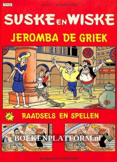 Afbeelding van Suske en wiske +raadsels en spellen - Jeromba de griek (72 plus) - Tweedehands (STANDAARD, zachte kaft)
