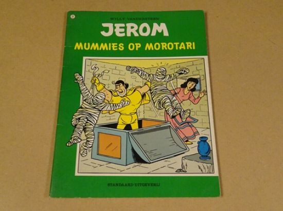 Afbeelding van Jerom #77 - Mummies op morotari - Tweedehands (STANDAARD, zachte kaft)