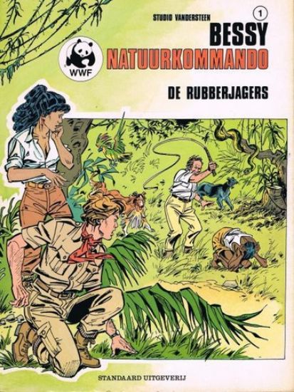 Afbeelding van Bessy natuurkommando #1 - Rubberjagers - Tweedehands (STANDAARD, zachte kaft)