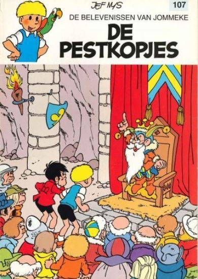 Afbeelding van Jommeke #107 - Pestkopjes - Tweedehands (HET VOLK, zachte kaft)