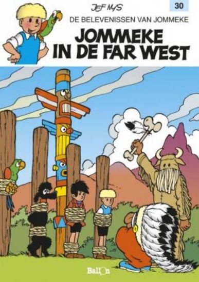 Afbeelding van Jommeke #30 - Jommeke in de far west - Tweedehands (HET VOLK, zachte kaft)