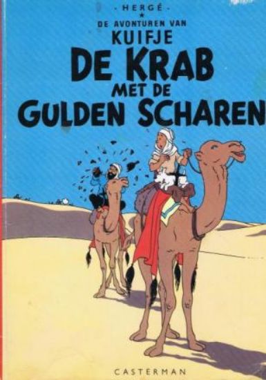 Afbeelding van Kuifje - Krab met de gulden scharen - Tweedehands (CASTERMAN, zachte kaft)