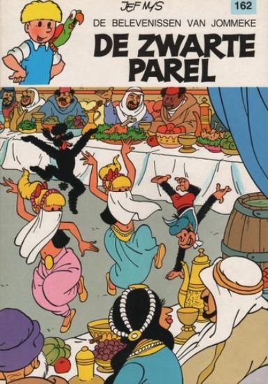 Afbeelding van Jommeke #162 - Zwarte parel - Tweedehands (BALLON, zachte kaft)