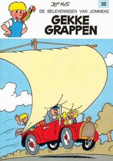 Afbeelding van Jommeke #35 - Gekke grappen - Tweedehands (HET VOLK, zachte kaft)