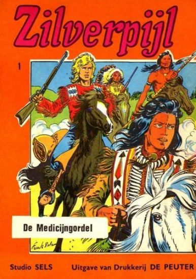 Afbeelding van Zilverpijl #1 - Medicijngordel - Tweedehands (DE PEUTER, zachte kaft)