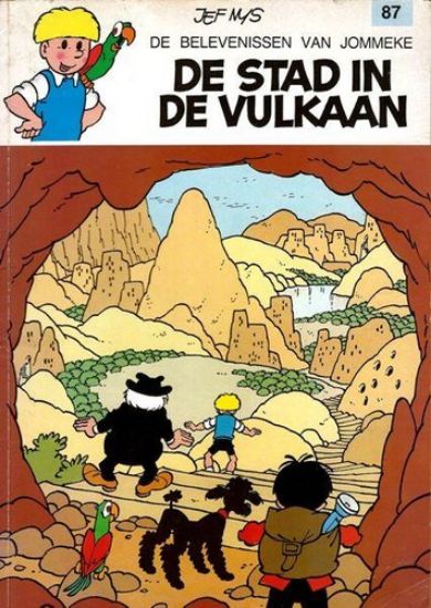 Afbeelding van Jommeke #87 - Stad in de vulkaan - Tweedehands (MEZZANINE, zachte kaft)