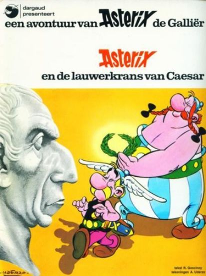 Afbeelding van Asterix #17 - Lauwerkrans van caesar (oude kaft) - Tweedehands (DARGAUD, zachte kaft)