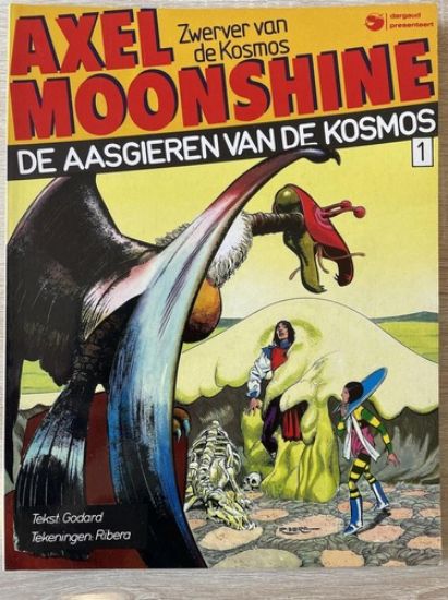 Afbeelding van Axel moonshine #1 - Aasgieren kosmos - Tweedehands (DARGAUD, zachte kaft)