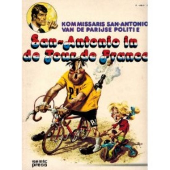 Afbeelding van Commissarris san-antonio - San-antonio in de tour de france - Tweedehands (SEMIC PRESS, zachte kaft)