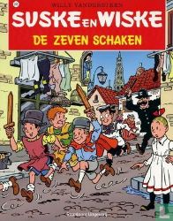 Afbeeldingen van Suske en wiske #245 - Zeven schaken (nieuwe cover) - Tweedehands