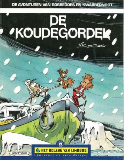 Afbeelding van Robbedoes #17 - Koudegordel (belang van limburg) - Tweedehands (DUPUIS, zachte kaft)