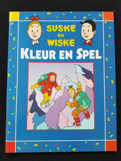 Afbeelding van Suske en wiske - Kleur en spel (blauw) (STANDAARD, zachte kaft)