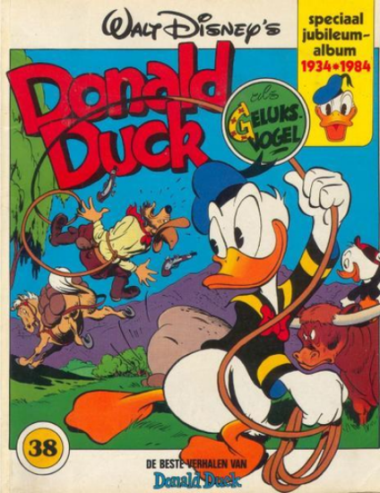 Afbeelding van Donald duck #38 - Als geluksvogel - Tweedehands (OBERON, zachte kaft)