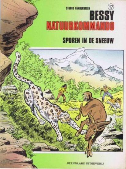 Afbeelding van Bessy natuurkommando #17 - Sporen in de sneeuw - Tweedehands (STANDAARD, zachte kaft)