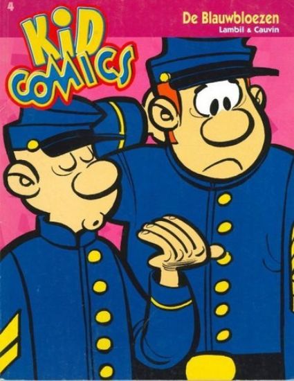 Afbeelding van Kid comics #4 - Blauwbloezen duel in het kanaal - Tweedehands (DUPUIS, zachte kaft)