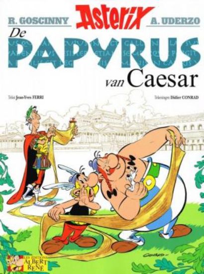 Afbeelding van Asterix #36 - Papyrus van caesar - Tweedehands (ALBERT RENE, zachte kaft)