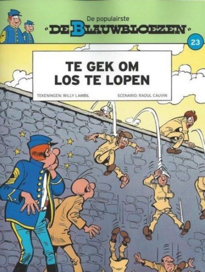 Afbeelding van Blauwbloezen de populairste #23 - Te gek om los te lopen (het laatste nieuws) (DUPUIS, zachte kaft)