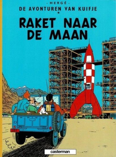 Afbeelding van Kuifje - Raket naar de maan - Tweedehands (CASTERMAN, zachte kaft)