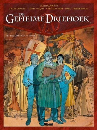 Afbeelding van Geheime driehoek #1 - Testament dwaas - Tweedehands (GLENAT, harde kaft)