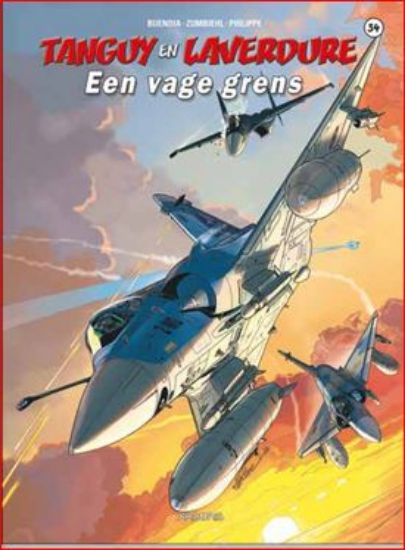 Afbeelding van Tanguy en laverdure #34 - Vage grens (ARBORIS, zachte kaft)