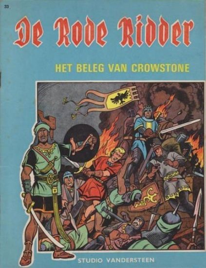 Afbeelding van Rode ridder #33 - Beleg van crowstone zwart- wit - Tweedehands (STANDAARD, zachte kaft)