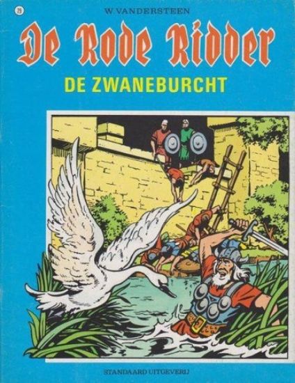 Afbeelding van Rode ridder #29 - Zwaneburcht(zw/wit) - Tweedehands (STANDAARD, zachte kaft)