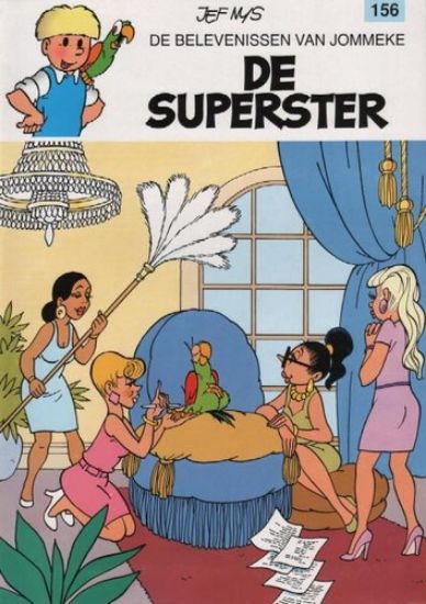 Afbeelding van Jommeke #156 - Superster - Tweedehands (HET VOLK, zachte kaft)