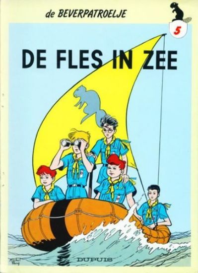 Afbeelding van Beverpatroelje #5 - Fles in zee (DUPUIS, zachte kaft)