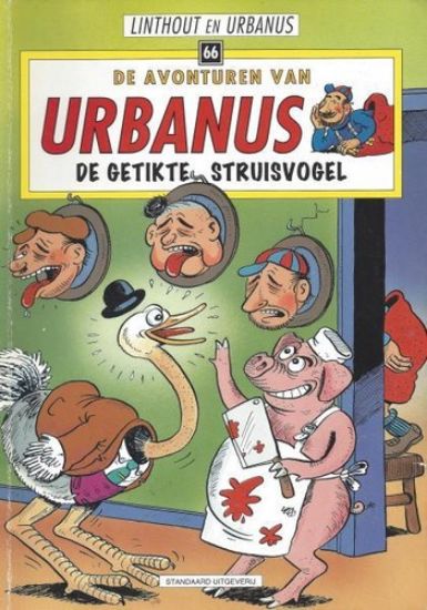 Afbeelding van Urbanus #66 - Getikte struisvogel (STANDAARD, zachte kaft)