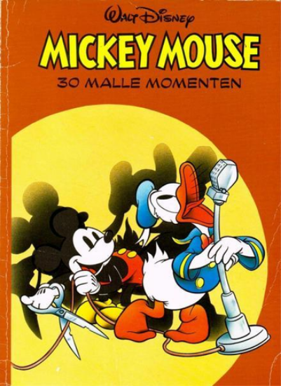 Afbeelding van Mickey mouse - 30 malle momenten - Tweedehands (OBERON, zachte kaft)