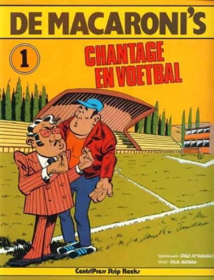 Afbeelding van Macaronis #1 - Chantage en voetbal - Tweedehands (CENTRIPRESS, zachte kaft)