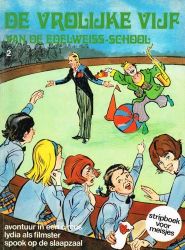 Afbeeldingen van Vrolijke vijf #2 - Avontuur in een circus/lydia als filmster/spook op de slaapzaal - Tweedehands