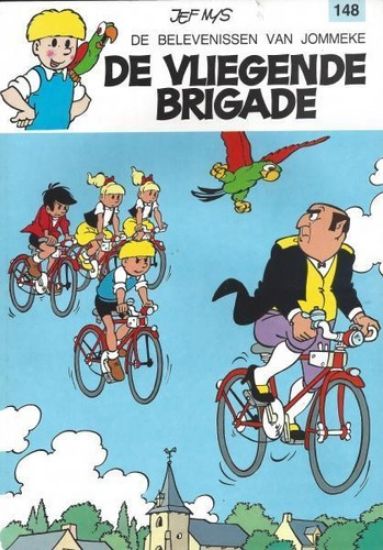 Afbeelding van Jommeke #148 - Vliegende brigade - Tweedehands (HET VOLK, zachte kaft)