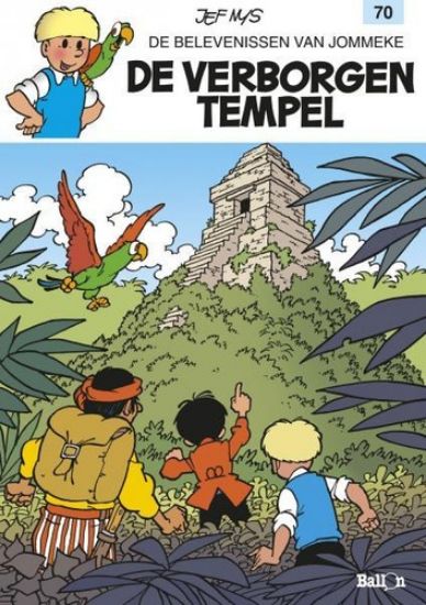 Afbeelding van Jommeke #70 - Verborgen tempel - Tweedehands (HET VOLK, zachte kaft)