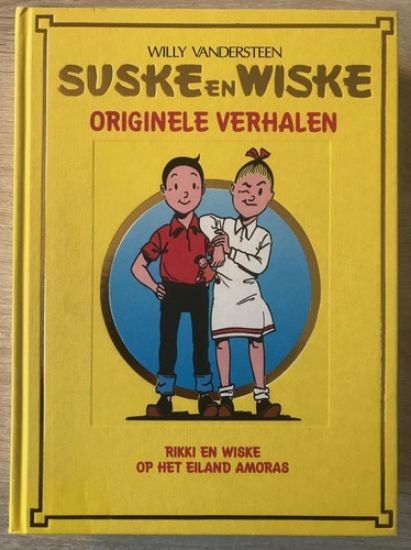 Afbeelding van Suske en wiske lekturama - Rikki en wiske/op het eiland amoras - Tweedehands (LEKTURAMA, harde kaft)