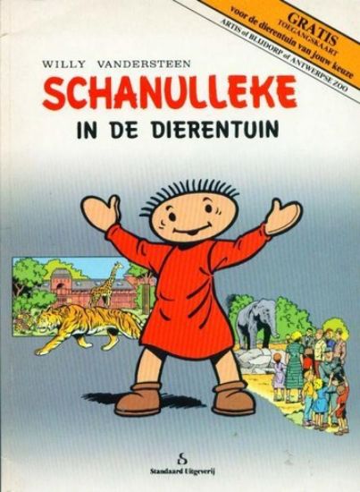 Afbeelding van Schanulleke - In de dierentuin - Tweedehands (STANDAARD, zachte kaft)