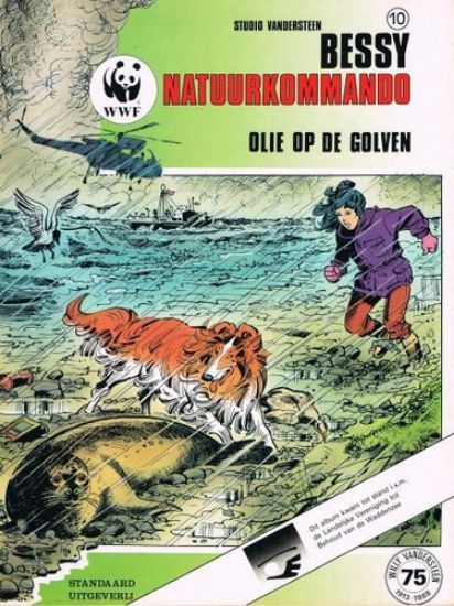 Afbeelding van Bessy natuurkommando #10 - Olie op de golven - Tweedehands (STANDAARD, zachte kaft)