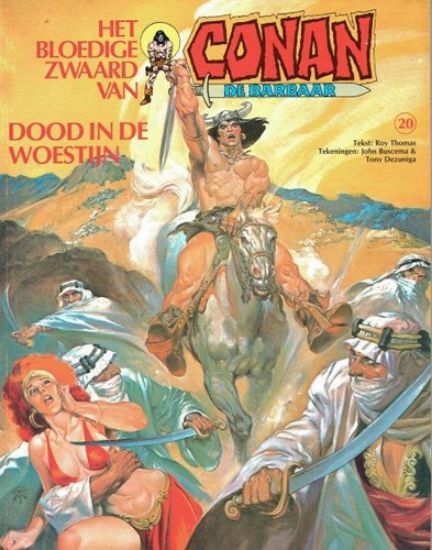 Afbeelding van Conan #20 - Dood in de woestijn - Tweedehands (OBERON, zachte kaft)