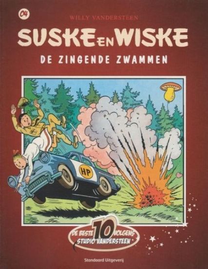 Afbeelding van Suske en wiske #4 - Zingende zwammen (beste 10) - Tweedehands (STANDAARD, zachte kaft)