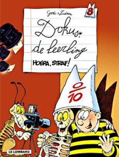 Afbeelding van Dokus de leerling #8 - Hoera straf - Tweedehands (LOMBARD, zachte kaft)
