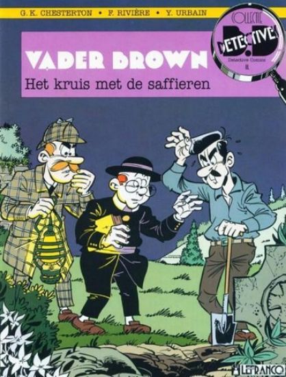 Afbeelding van Collectie detective #11 -  vader brown kruis met de saffieren - Tweedehands (LEFRANCQ, zachte kaft)