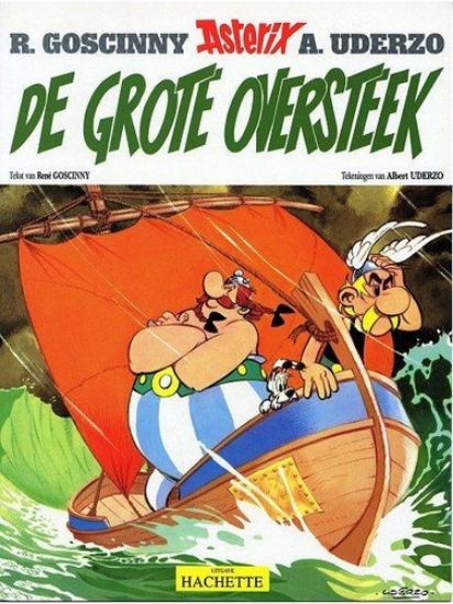 Afbeelding van Asterix #22 - Grote oversteek (wit) (HACHETTE, zachte kaft)
