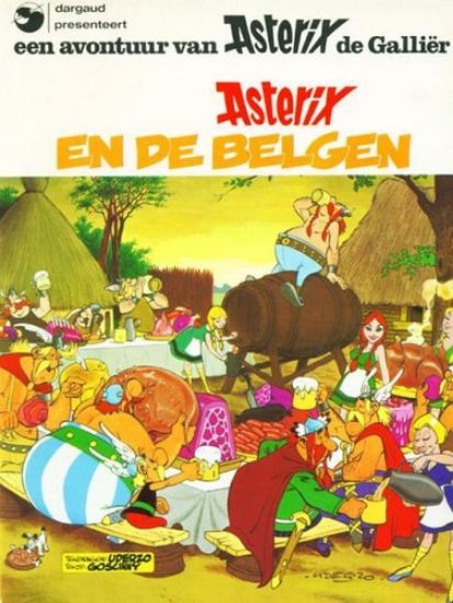 Afbeelding van Asterix #24 - En de belgen (oude kaft) (DARGAUD, zachte kaft)