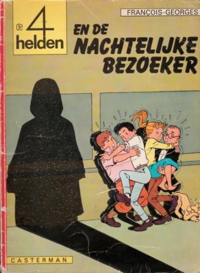 Afbeelding van 4 helden - Nachtelijke bezoeker - Tweedehands (CASTERMAN, zachte kaft)