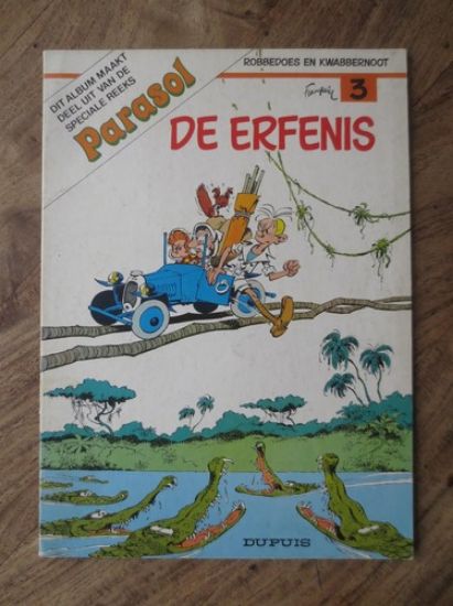 Afbeelding van Robbedoes #3 - Erfenis (parasol) - Tweedehands (DUPUIS, zachte kaft)