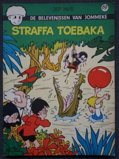 Afbeelding van Jommeke #69 - Straffa toebaka (z/w) - Tweedehands (HET VOLK, zachte kaft)
