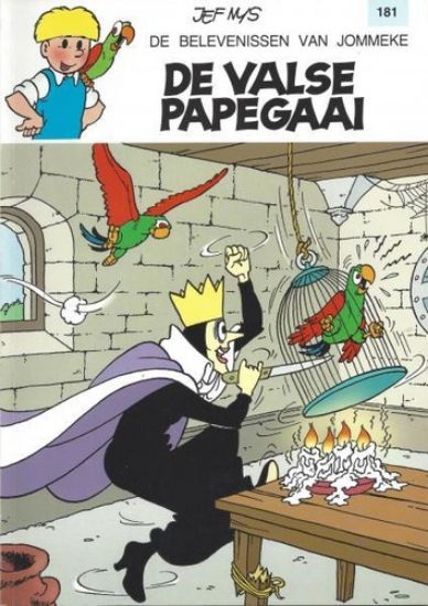 Afbeelding van Jommeke #181 - Valse papegaai - Tweedehands (HET VOLK, zachte kaft)